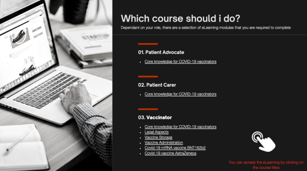 Course Selection Guide Screen